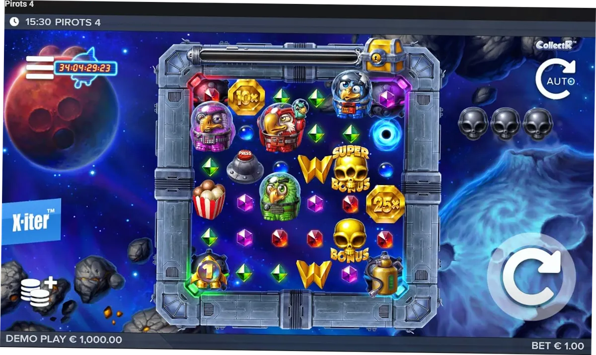 Pirots 4 Phase 3 Inferno gameplay